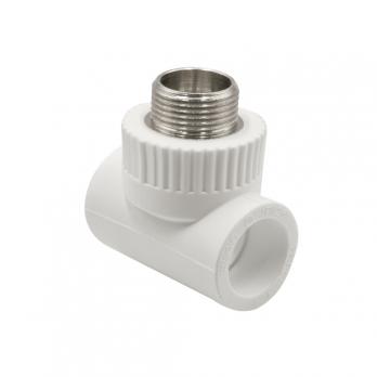 Тройник комб. нар 25х3/4''х25 EVER® plast БЕЛЫЙ (Россия)