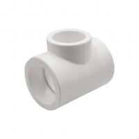 Тройник переходной 50х40х50 EVER® plast БЕЛЫЙ (Россия)