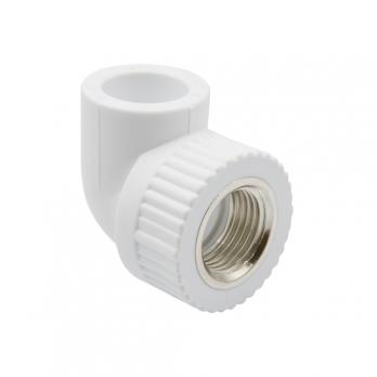 Уголок комб. вн 20х1/2'' EVER® plast БЕЛЫЙ (Россия)