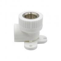 Уголок комб. вн 20х1/2'' с креплением EVER® plast  БЕЛЫЙ (Россия)