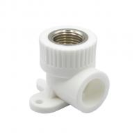 Уголок комб. вн 20х1/2'' с креплением EVER® plast  БЕЛЫЙ (Россия)