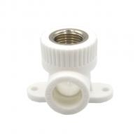 Уголок комб. вн 20х1/2'' с креплением EVER® plast  БЕЛЫЙ (Россия)