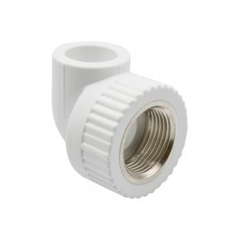 Уголок комб. вн 20х3/4'' EVER® plast БЕЛЫЙ (Россия)