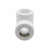 Уголок комб. вн 25х1/2'' EVER® plast  БЕЛЫЙ (Россия)