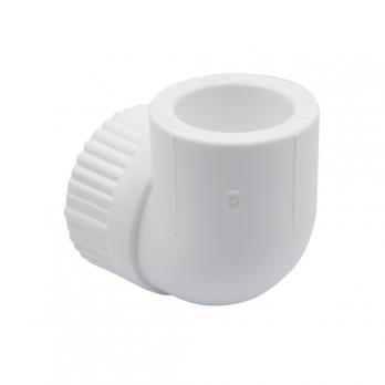 Уголок комб. вн 25х1/2'' EVER® plast  БЕЛЫЙ (Россия)