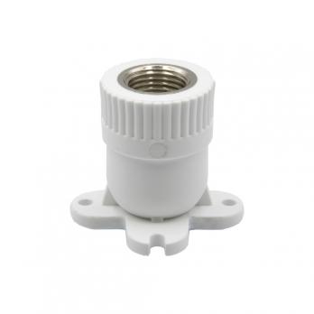 Уголок комб. вн 25х1/2'' с креплением EVER® plast БЕЛЫЙ (Россия)