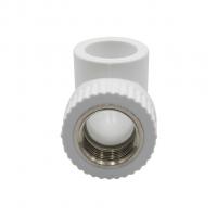 Уголок комб. вн 25х3/4'' EVER® plast БЕЛЫЙ (Россия)