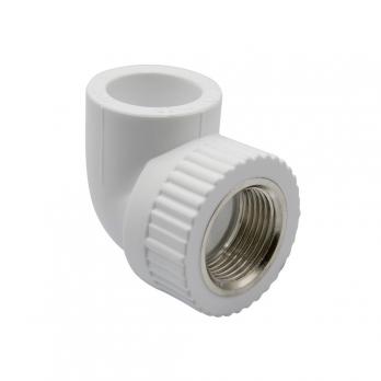 Уголок комб. вн 25х3/4'' EVER® plast БЕЛЫЙ (Россия)