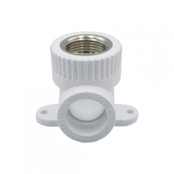 Уголок комб. вн 25х3/4'' с креплением EVER® plast БЕЛЫЙ (Россия)