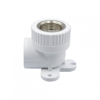 Уголок комб. вн 25х3/4'' с креплением EVER® plast БЕЛЫЙ (Россия)