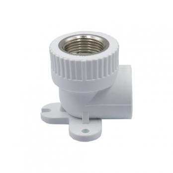 Уголок комб. вн 25х3/4'' с креплением EVER® plast БЕЛЫЙ (Россия)