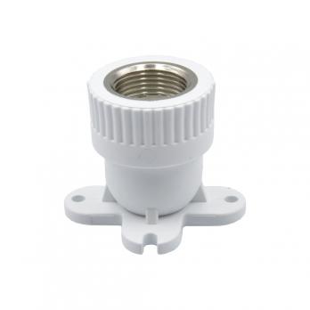 Уголок комб. вн 25х3/4'' с креплением EVER® plast БЕЛЫЙ (Россия)