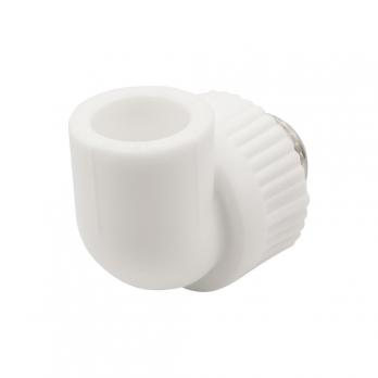 Уголок комб. нар 20х1/2'' EVER® plast  БЕЛЫЙ (Россия)