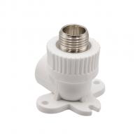 Уголок комб. нар 20х1/2'' с креплением EVER® plast БЕЛЫЙ (Россия)