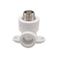 Уголок комб. нар 20х1/2'' с креплением EVER® plast БЕЛЫЙ (Россия)