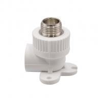 Уголок комб. нар 20х1/2'' с креплением EVER® plast БЕЛЫЙ (Россия)