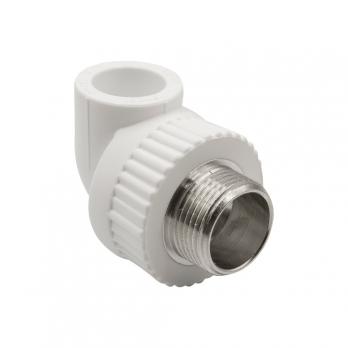 Уголок комб. нар 20х3/4'' EVER® plast  БЕЛЫЙ (Россия)