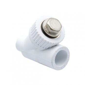 Фильтр косой 20 вн/нар EVER® plast БЕЛЫЙ (Россия)