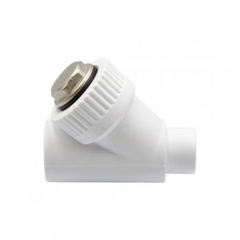 Фильтр косой 25 вн/нар EVER® plastБЕЛЫЙ (Россия)