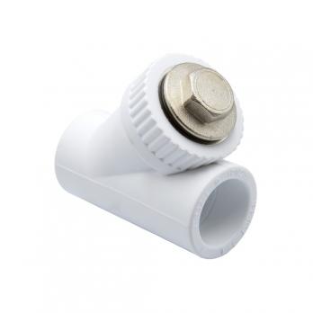 Фильтр косой 32 EVER® plast БЕЛЫЙ (Россия)