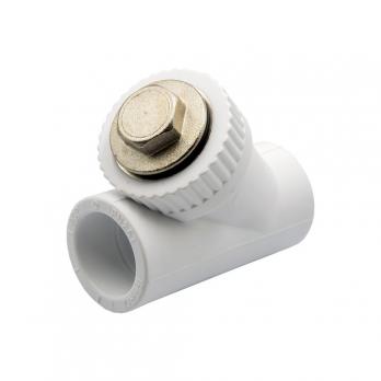 Фильтр косой 32 EVER® plast БЕЛЫЙ (Россия)