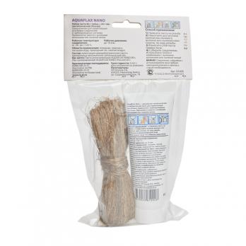 Комплект Уплотнительная паста 80г AQUAFLAX nano + лен 20 г.