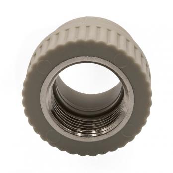 Муфта комб. вн 32х1'' EVER® plast  СЕРЫЙ (Россия)