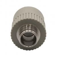 Муфта комб. нар 25х1/2'' EVER® plast   СЕРЫЙ (Россия)