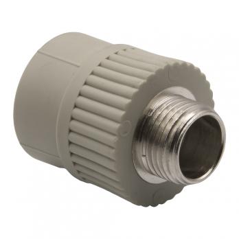 Муфта комб. нар 25х1/2'' EVER® plast   СЕРЫЙ (Россия)