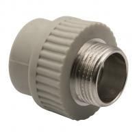 Муфта комб. нар 32х1'' EVER® plast  СЕРЫЙ (Россия)