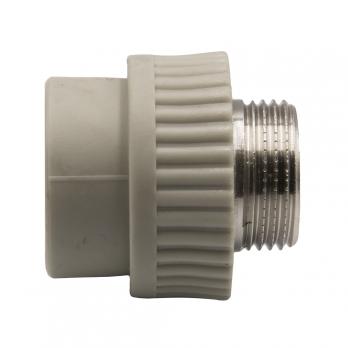 Муфта комб. нар 32х1'' EVER® plast  СЕРЫЙ (Россия)