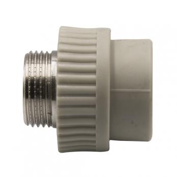 Муфта комб. нар 32х1'' EVER® plast  СЕРЫЙ (Россия)