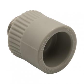 Муфта комб. нар 32х3/4'' EVER® plast  СЕРЫЙ (Россия)