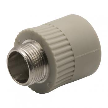 Муфта комб. нар 32х3/4'' EVER® plast  СЕРЫЙ (Россия)