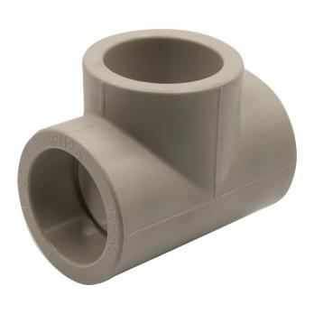 Тройник 40 EVER® plast  СЕРЫЙ (Россия)
