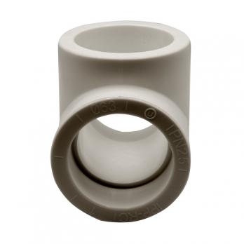 Тройник 63 EVER® plast  СЕРЫЙ (Россия)