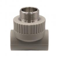 Тройник комб. нар 20х3/4''х20 EVER® plast СЕРЫЙ (Россия)