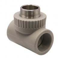 Тройник комб. нар 32х1''х32 EVER® plast  СЕРЫЙ (Россия)