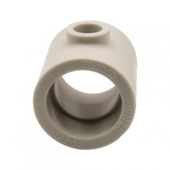 Тройник переходной 50х20х50 EVER® plast  СЕРЫЙ (Россия)