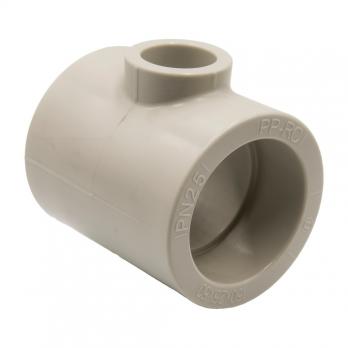 Тройник переходной 50х25х50 EVER® plast  СЕРЫЙ (Россия)