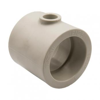 Тройник переходной 63х20х63 EVER® plast  СЕРЫЙ (Россия)