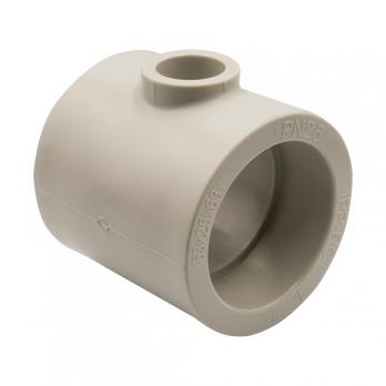 Тройник переходной 63х25х63 EVER® plast  СЕРЫЙ (Россия)