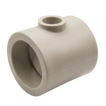 Тройник переходной 63х25х63 EVER® plast  СЕРЫЙ (Россия)