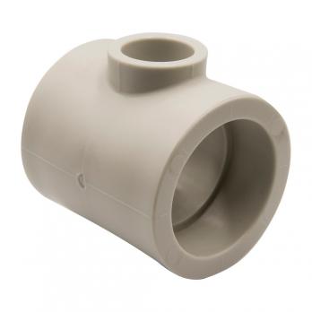 Тройник переходной 63х32х63 EVER® plast  СЕРЫЙ (Россия)