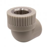 Уголок комб. вн 20х1/2'' EVER® plast  СЕРЫЙ (Россия)