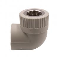 Уголок комб. вн 25х1/2'' EVER® plast  СЕРЫЙ (Россия)