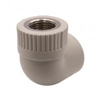 Уголок комб. вн 25х1/2'' EVER® plast  СЕРЫЙ (Россия)