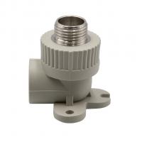 Уголок комб. нар 20х1/2'' с креплением EVER® plast   СЕРЫЙ (Россия)