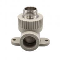 Уголок комб. нар 20х1/2'' с креплением EVER® plast   СЕРЫЙ (Россия)