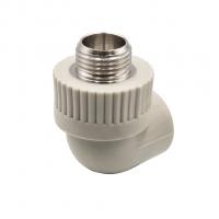 Уголок комб. нар 20х1/2'' EVER® plast  СЕРЫЙ (Россия)